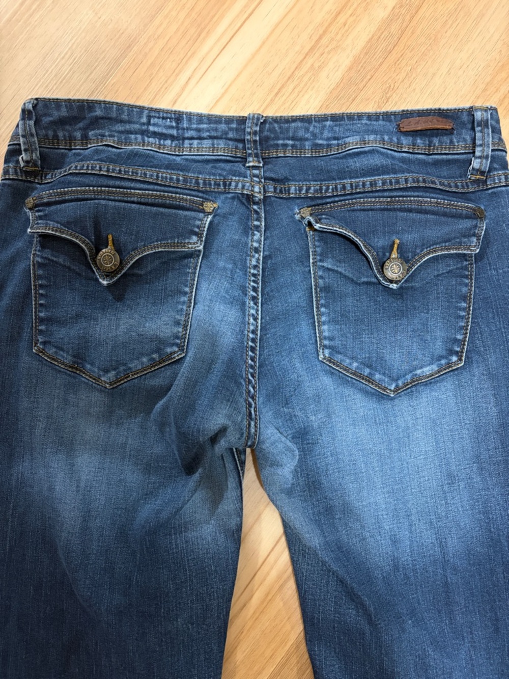 Title:
L.A. Idol USA Jeans Women’s 13 Bootcut Medium Wash Stretch Denim - Picture 5 of 6